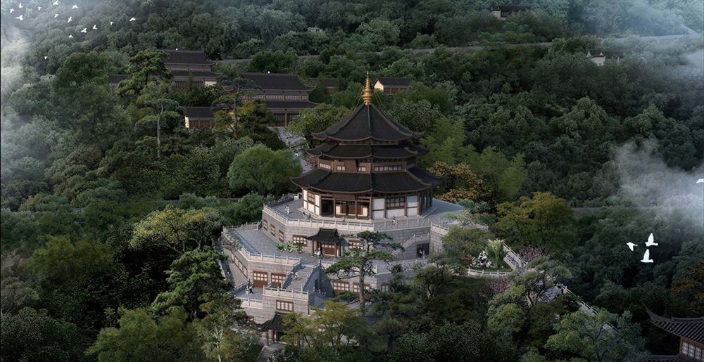 杭州超山青莲寺圆通阁